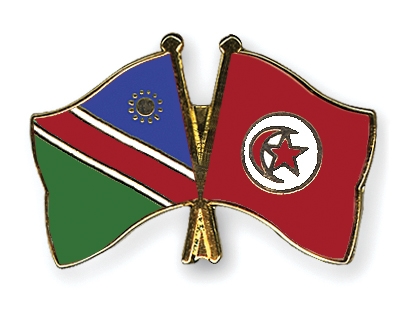 Fahnen Pins Namibia Tunesien
