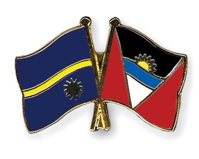 Fahnen Pins Nauru Antigua-und-Barbuda