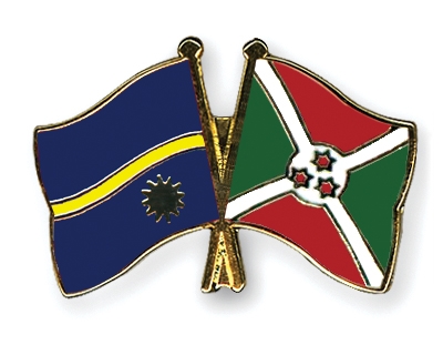 Fahnen Pins Nauru Burundi