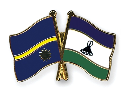 Fahnen Pins Nauru Lesotho