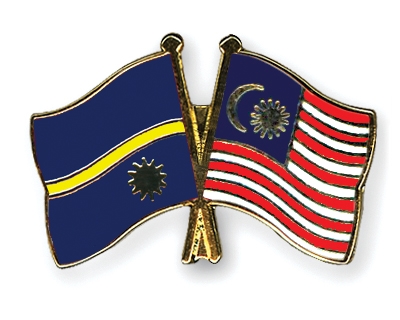 Fahnen Pins Nauru Malaysia