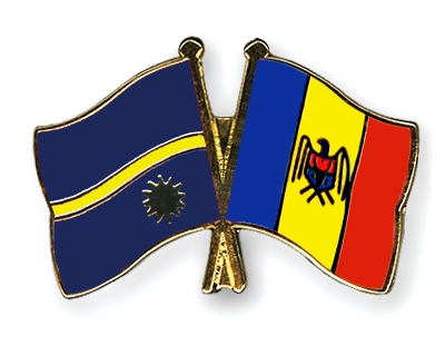 Fahnen Pins Nauru Moldau