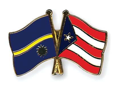 Fahnen Pins Nauru Puerto-Rico
