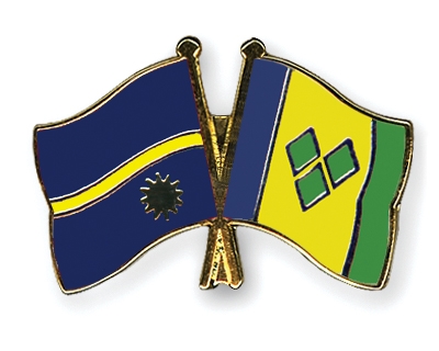 Fahnen Pins Nauru St-Vincent-und-die-Grenadinen