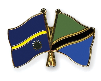 Fahnen Pins Nauru Tansania