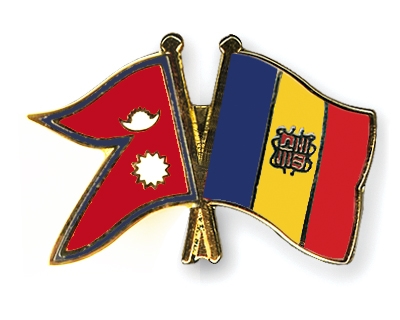 Fahnen Pins Nepal Andorra
