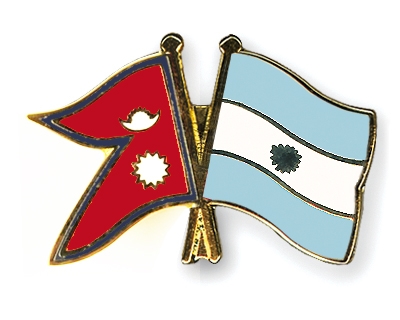 Fahnen Pins Nepal Argentinien