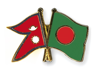 Fahnen Pins Nepal Bangladesch