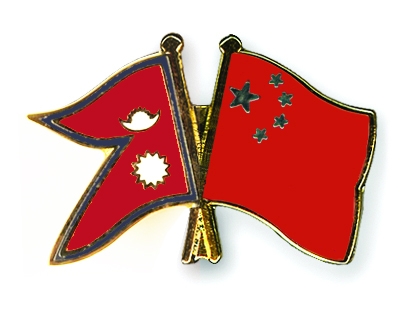 Fahnen Pins Nepal China