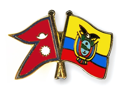Fahnen Pins Nepal Ecuador