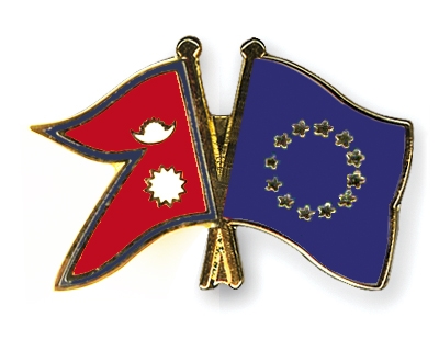 Fahnen Pins Nepal Europa