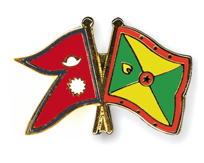 Fahnen Pins Nepal Grenada