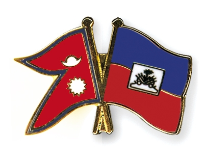 Fahnen Pins Nepal Haiti