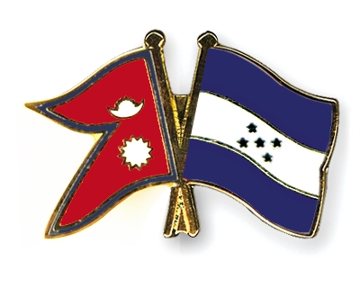 Fahnen Pins Nepal Honduras