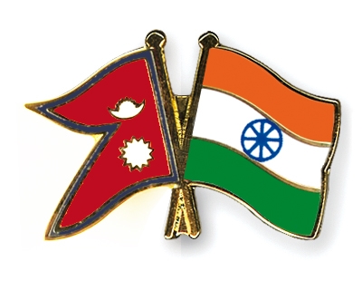 Fahnen Pins Nepal Indien