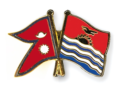 Fahnen Pins Nepal Kiribati