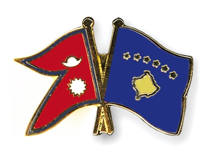 Fahnen Pins Nepal Kosovo