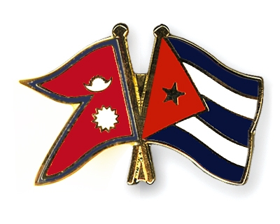 Fahnen Pins Nepal Kuba