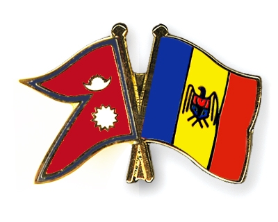 Fahnen Pins Nepal Moldau