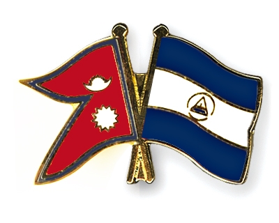 Fahnen Pins Nepal Nicaragua