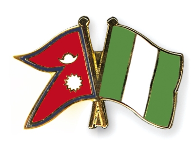 Fahnen Pins Nepal Nigeria