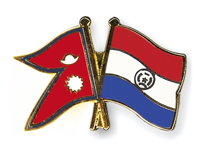 Fahnen Pins Nepal Paraguay