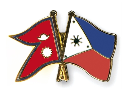 Fahnen Pins Nepal Philippinen