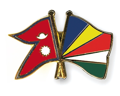 Fahnen Pins Nepal Seychellen