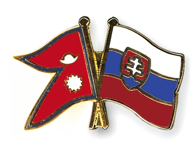 Fahnen Pins Nepal Slowakei