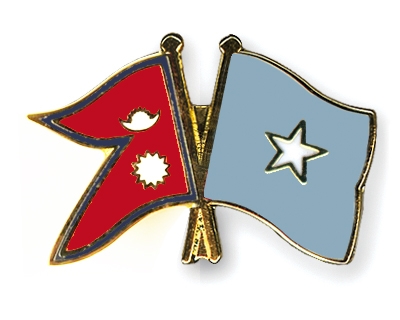 Fahnen Pins Nepal Somalia