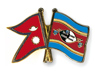 Fahnen Pins Nepal Swasiland