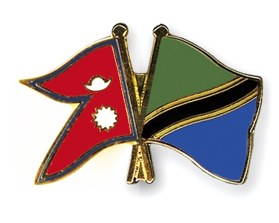 Fahnen Pins Nepal Tansania