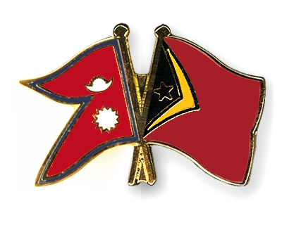 Fahnen Pins Nepal Timor-Leste