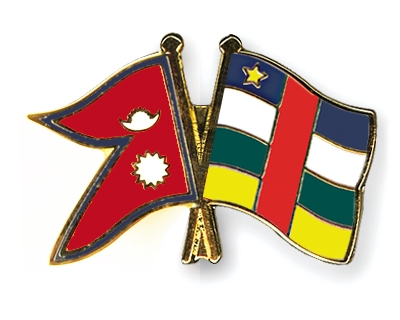 Fahnen Pins Nepal Zentralafrikanische-Republik