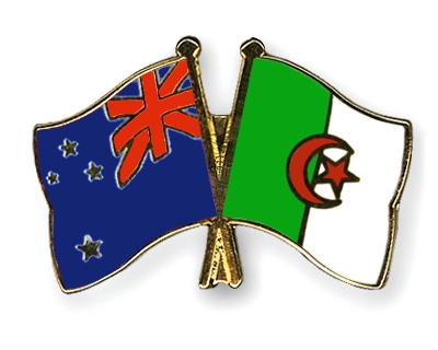 Fahnen Pins Neuseeland Algerien