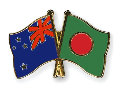 Fahnen Pins Neuseeland Bangladesch