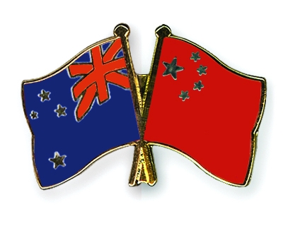 Fahnen Pins Neuseeland China
