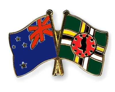 Fahnen Pins Neuseeland Dominica