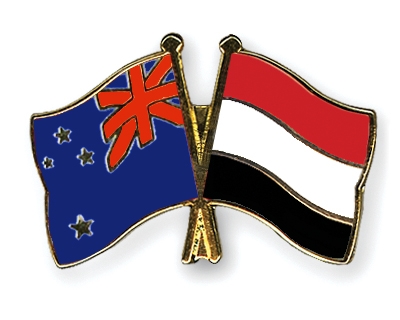 Fahnen Pins Neuseeland Jemen