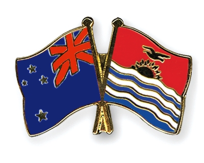 Fahnen Pins Neuseeland Kiribati