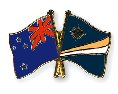 Fahnen Pins Neuseeland Marshallinseln