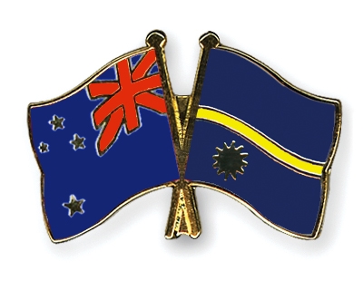 Fahnen Pins Neuseeland Nauru