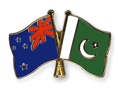Fahnen Pins Neuseeland Pakistan