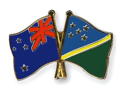 Fahnen Pins Neuseeland Salomonen