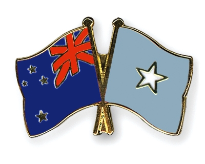 Fahnen Pins Neuseeland Somalia