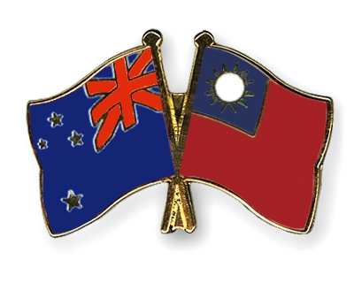 Fahnen Pins Neuseeland Taiwan