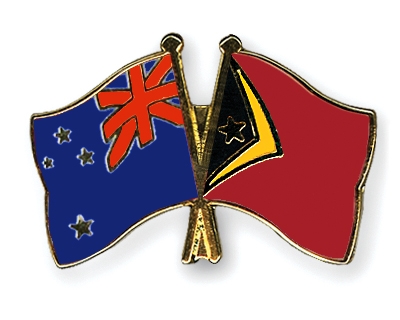 Fahnen Pins Neuseeland Timor-Leste