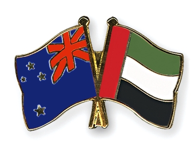 Fahnen Pins Neuseeland Ver-Arab-Emirate