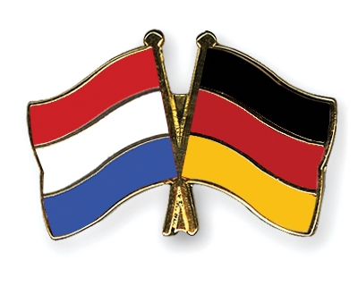 Flaggen- und Fahnen-Pins Niederlande-Deutschland