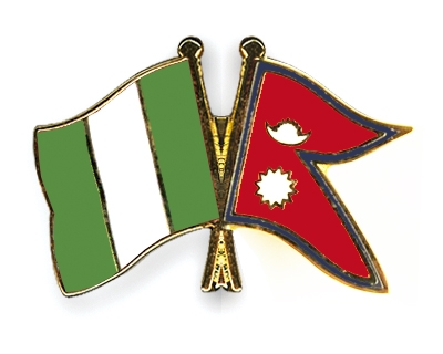Fahnen Pins Nigeria Nepal